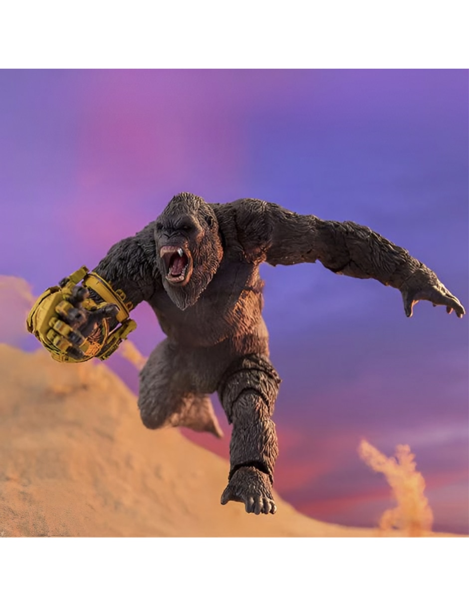Figura de colección articulada godzilla vs kong: the new empire king kong estándar hiya