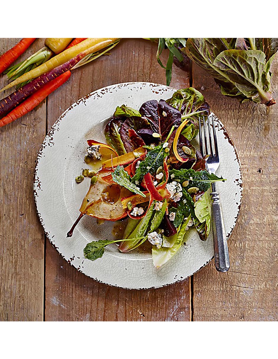 Plato ensalada Rustic de melamina 4