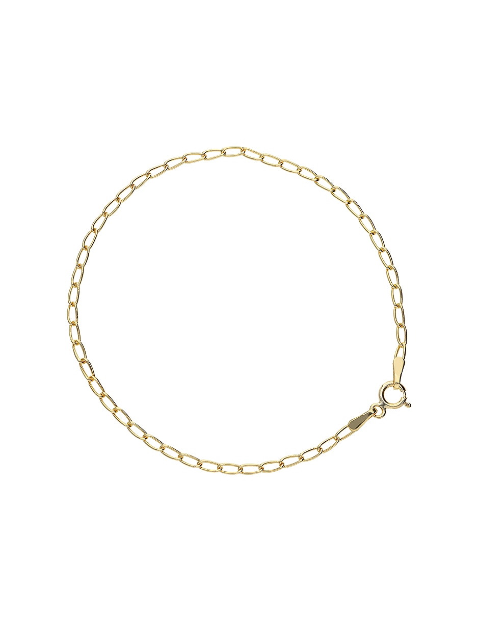 Pulsera de oro amarillo 10 k Clasicas acabado pulido