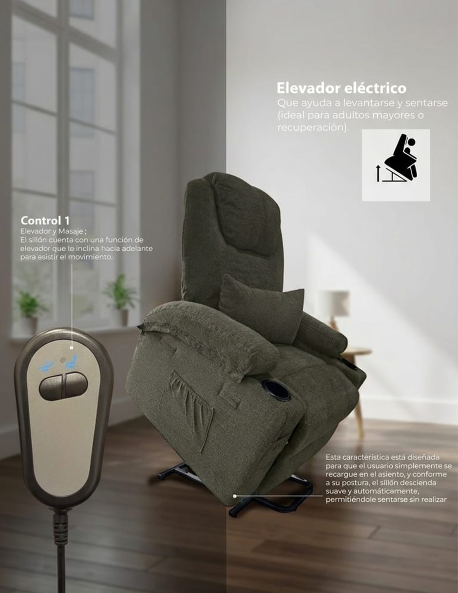 Sillón masaje Comfort Ortello Home
