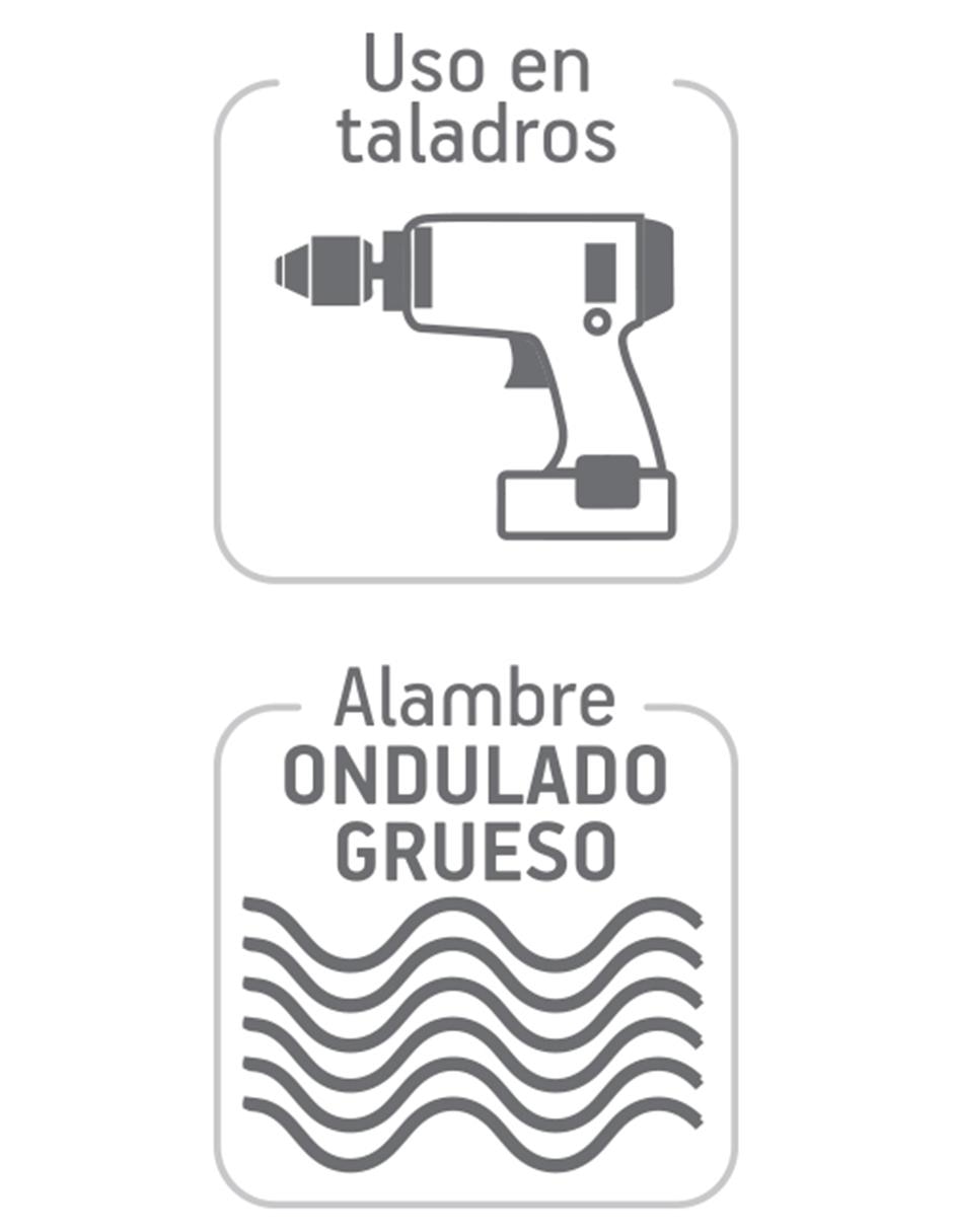 Pack de 6 piezas de carda de copa AKSI Maxtool con zanco de 1 3/4 pulgadas alambre grueso pulido máxima velocidad 4 500 RPM