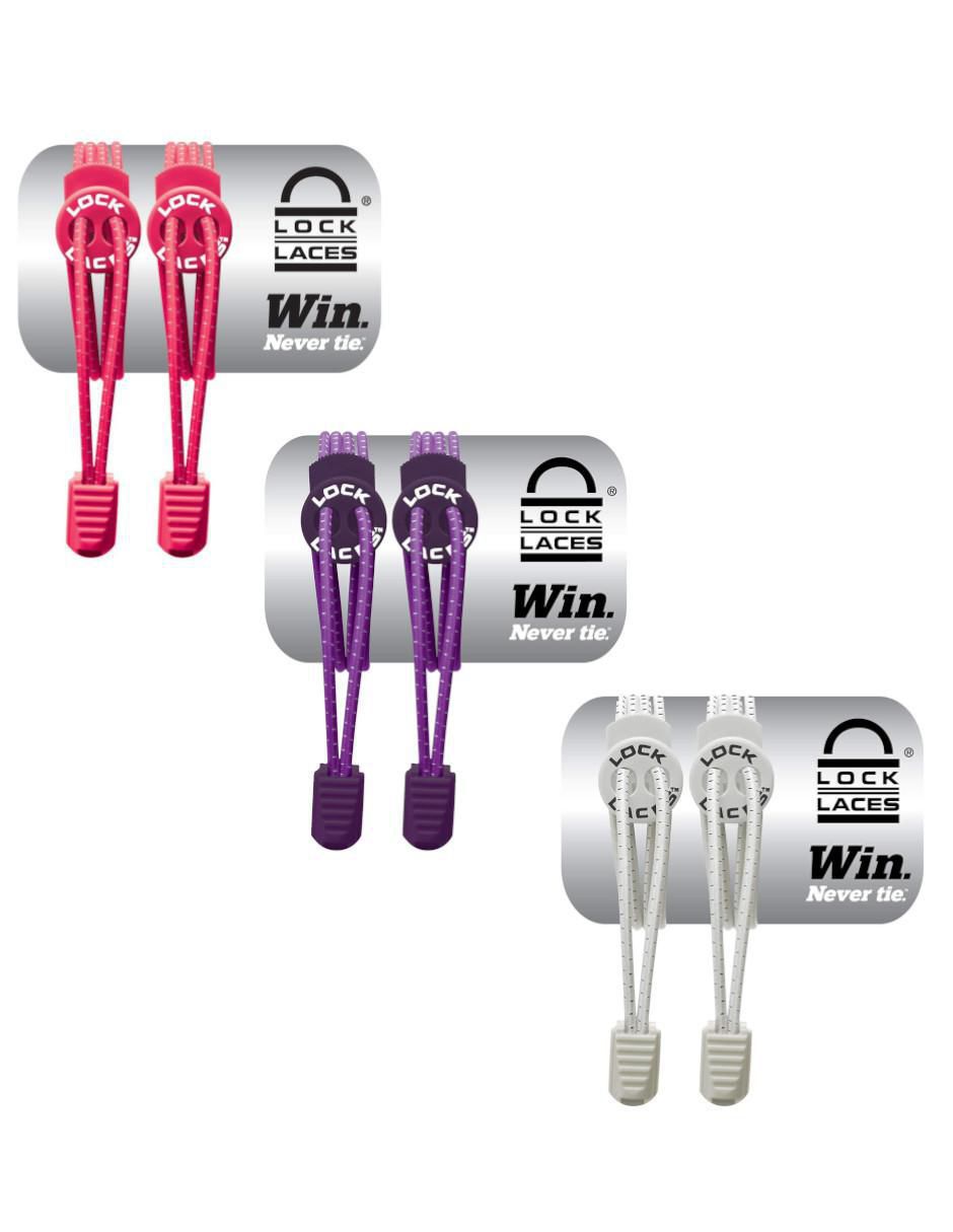 Agujetas de zapatos Lock Laces de 121 cm