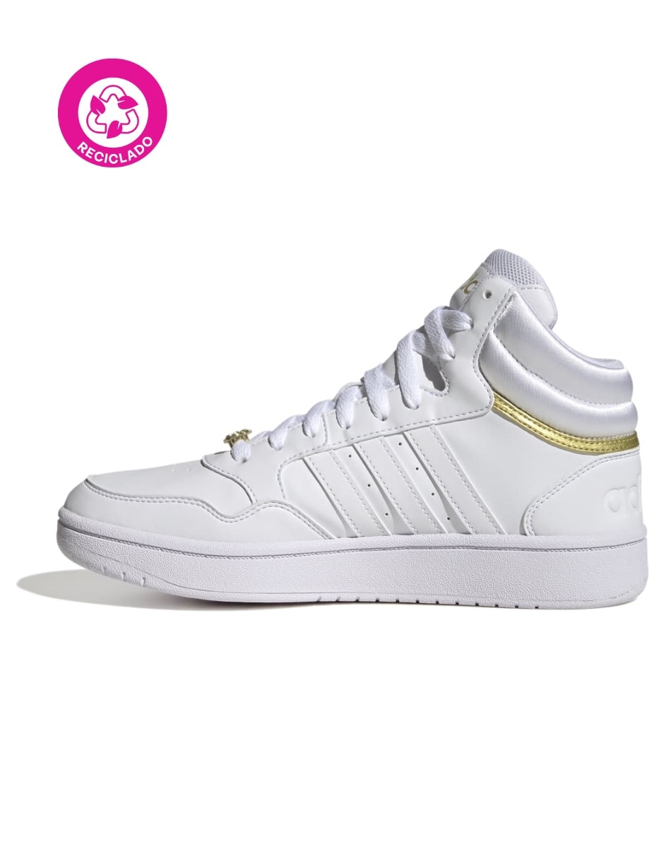 Tenis Adidas Hoops 3.0 Mid de mujer