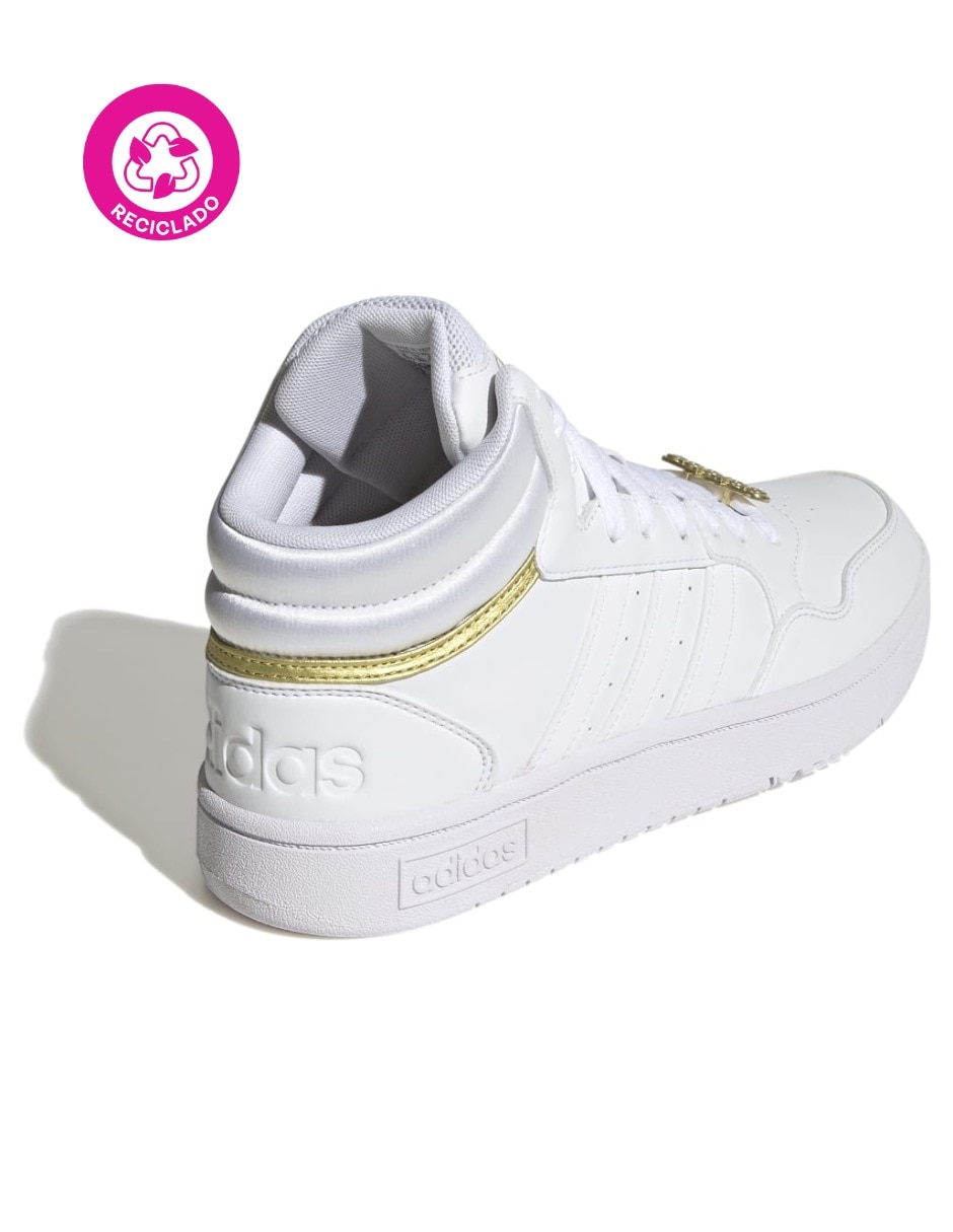 Tenis Adidas Hoops 3.0 Mid de mujer