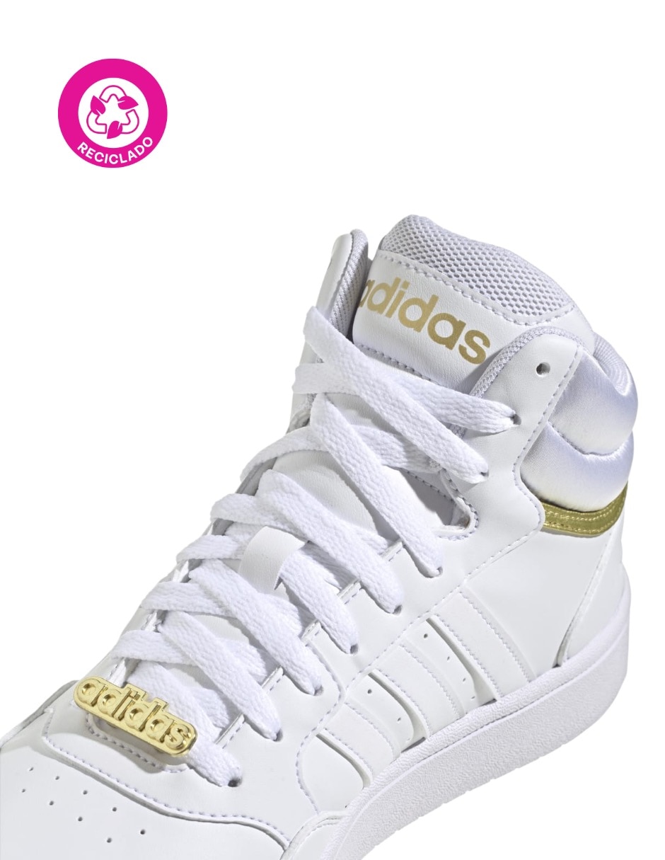 Tenis Adidas Hoops 3.0 Mid de mujer