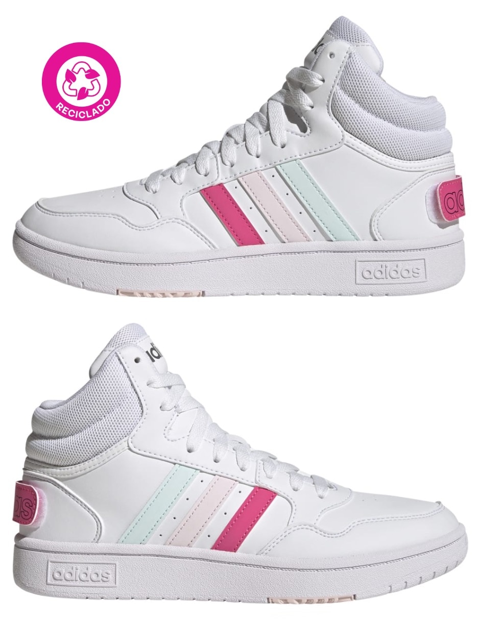 Tenis Hoops 3 Mid de mujer
