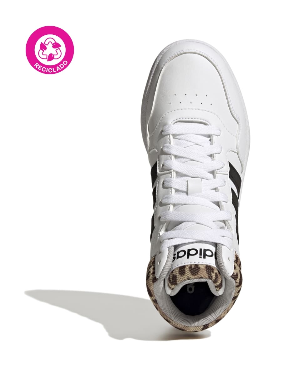 Tenis Adidas Hoops 3.0 Mid de mujer