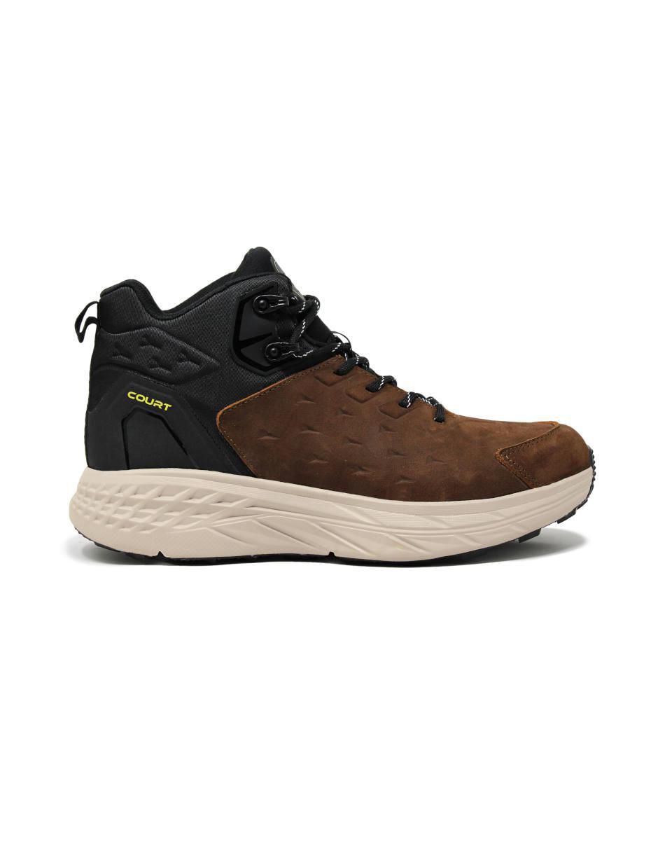 Tenis de piel de hombre para montañismo