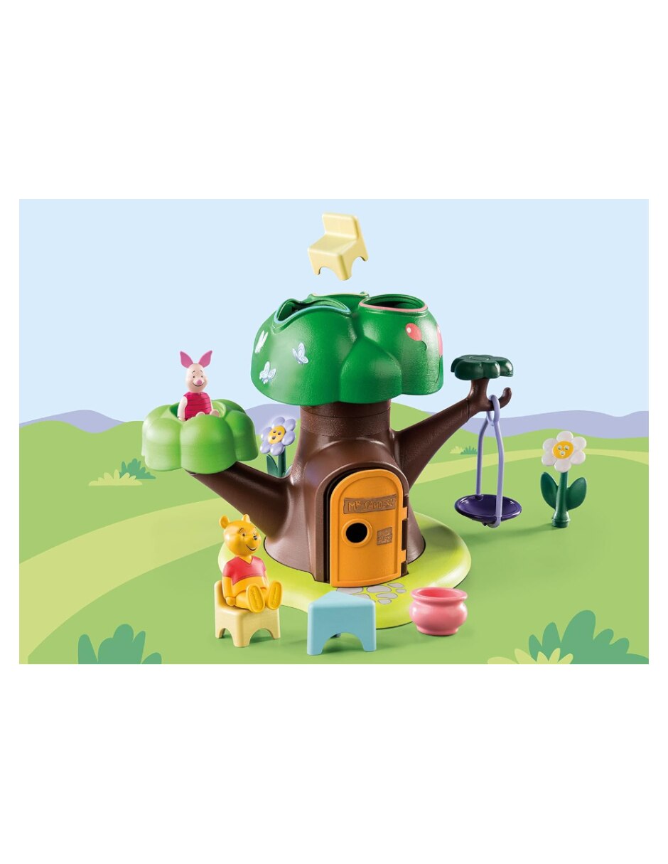 Playmobil Winnie Pooh 1.2.3 Piglet Casa del Árbol 71316 Little Expert