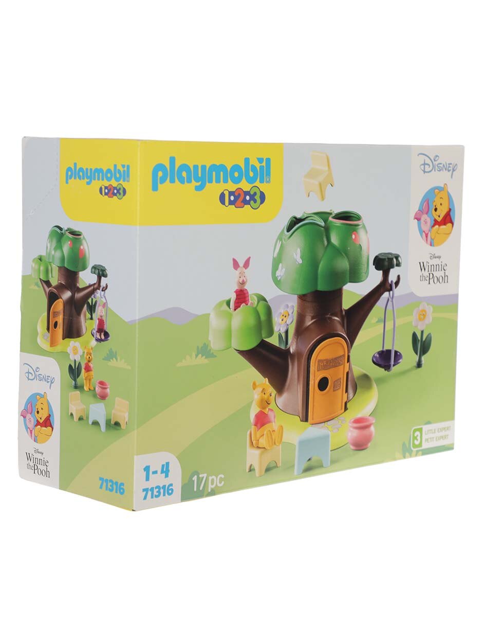 Playmobil Winnie Pooh 1.2.3 Piglet Casa del Árbol 71316 Little Expert
