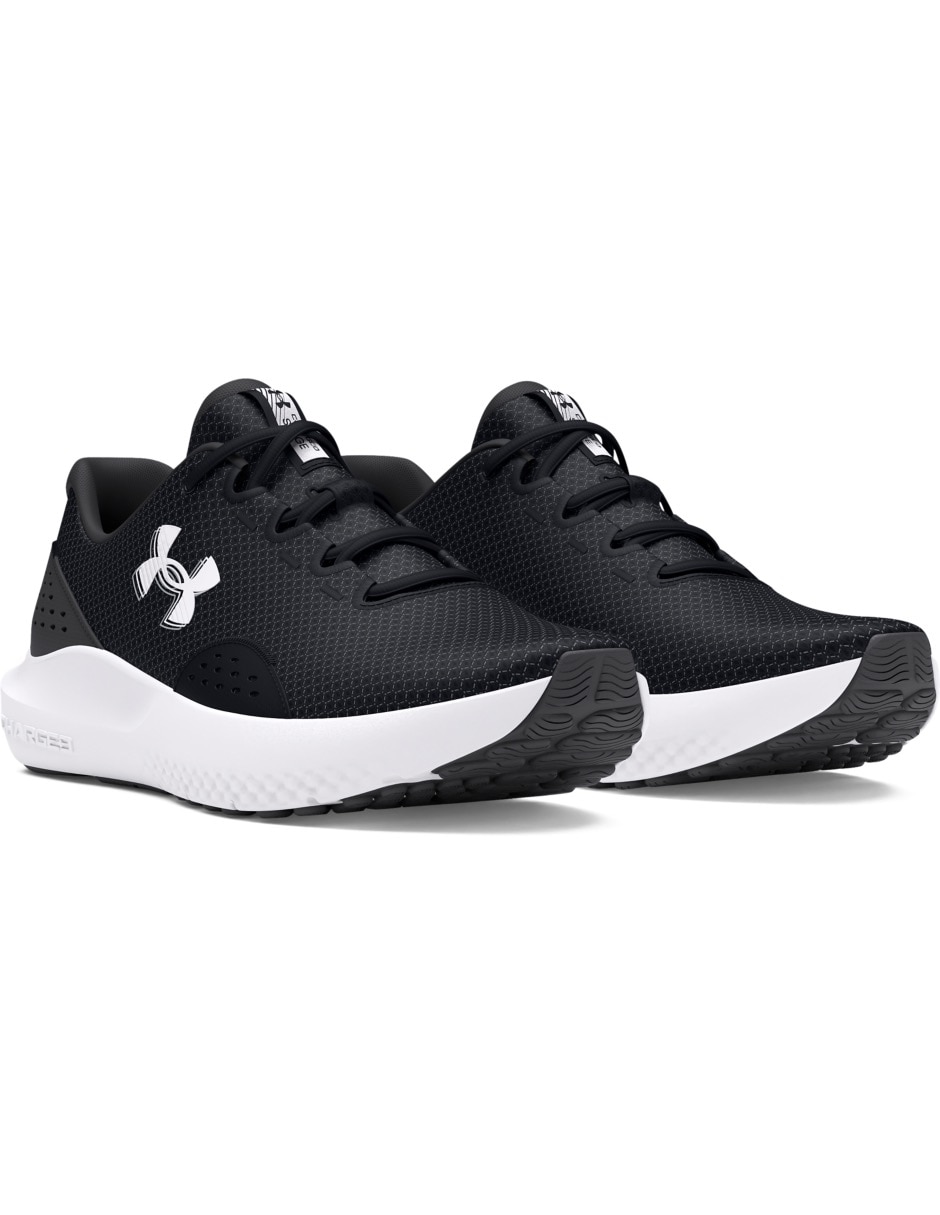 Tenis Charged Surge 4Blk para correr de hombre 4