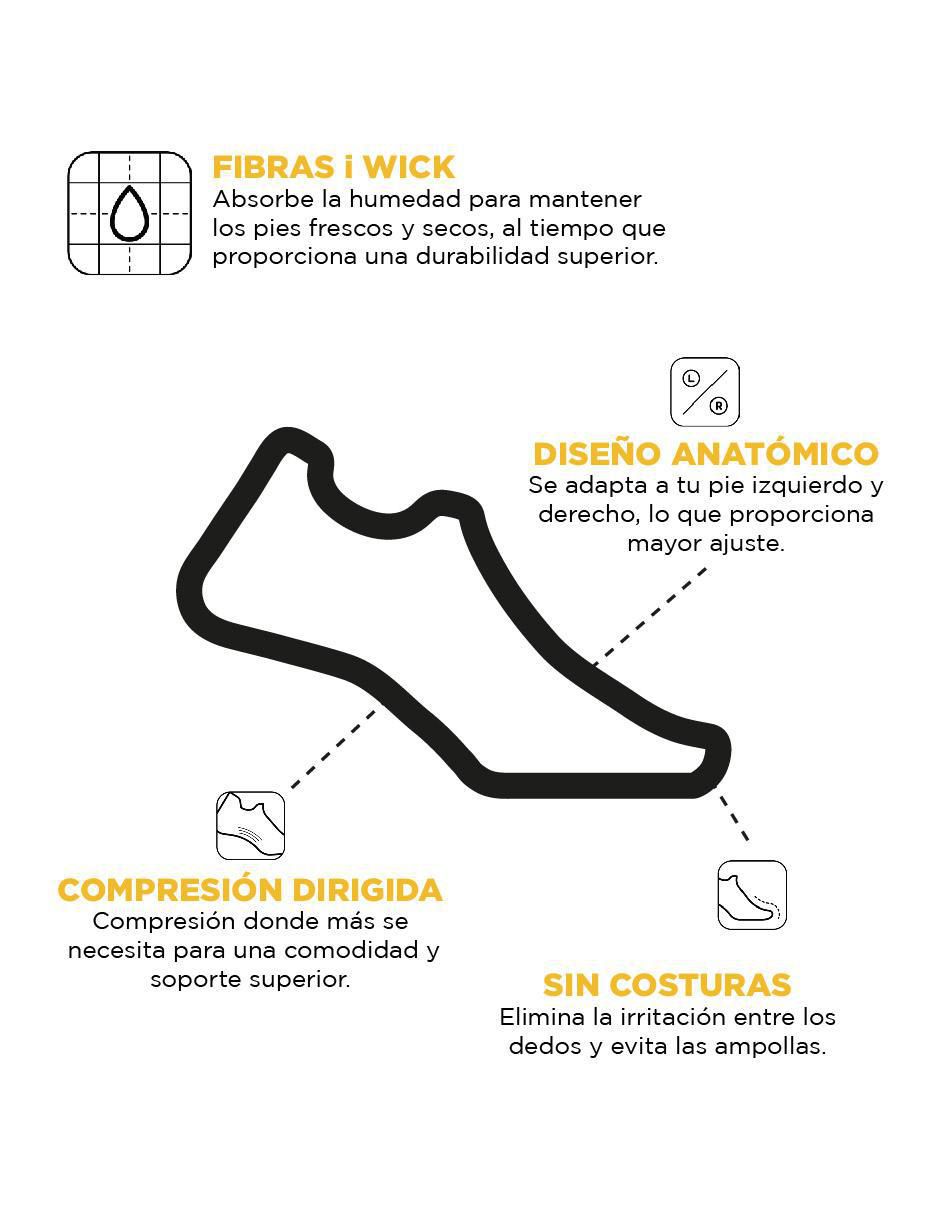 Calcetín compresión para correr unisex 4