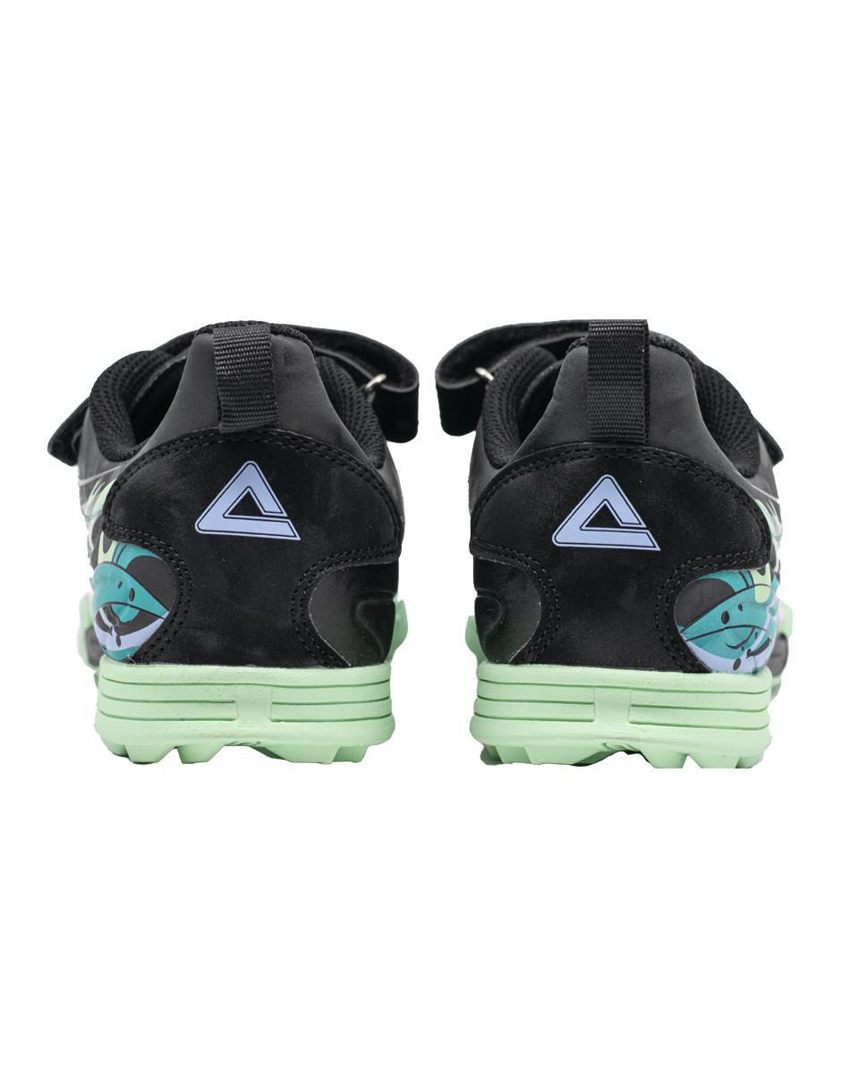 Tenis de piel de niño para fútbol 5