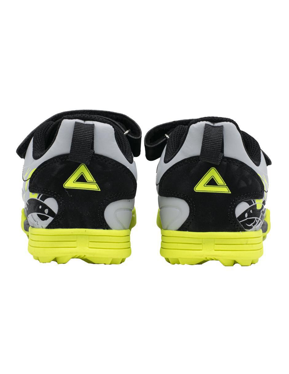 Tenis de piel de niño para fútbol 5