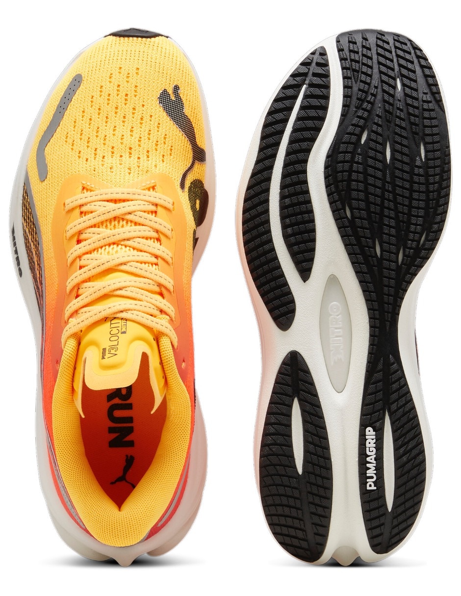 Tenis Velocity Nitro 3 Fade Wns para correr de mujer 3