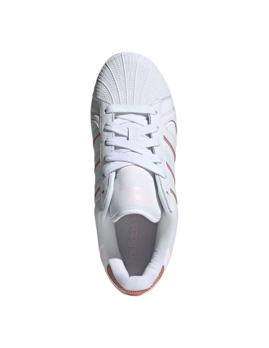 Tenis de piel Superstar Xlg de mujer