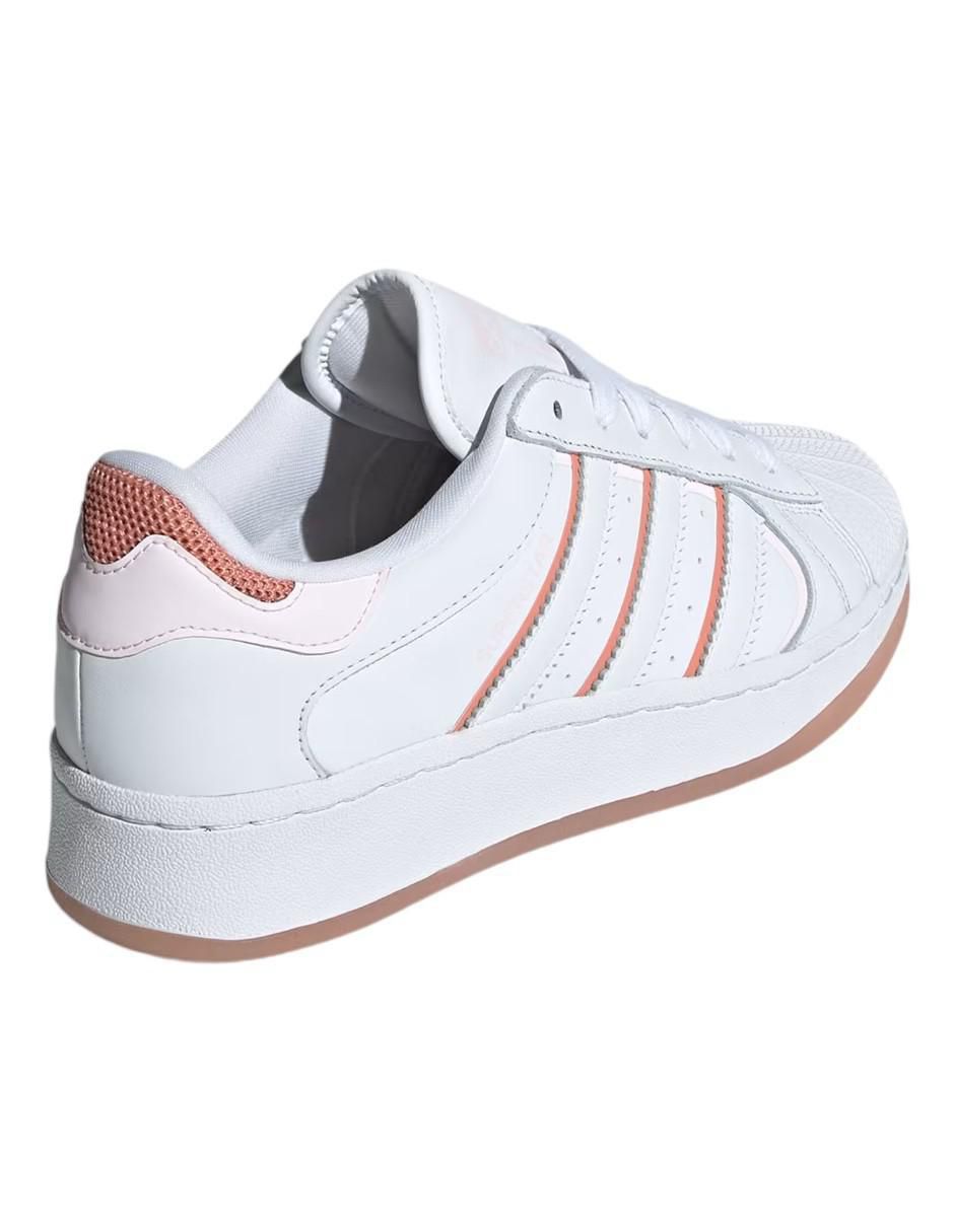 Tenis de piel Superstar Xlg de mujer
