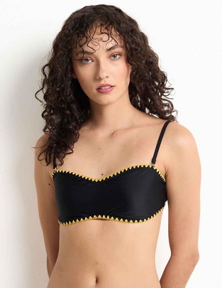Top bikini Map copa preformada para mujer