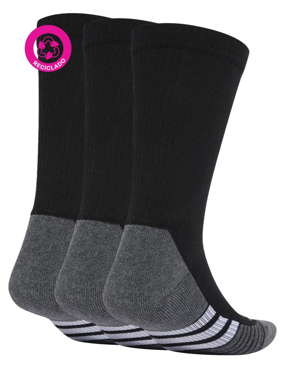 Calceta comfort para entrenamiento ADIDAS para hombre 3 pares