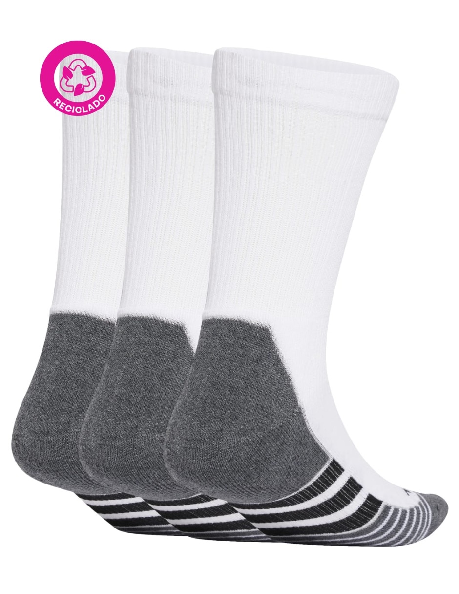 Set de calceta comfort para entrenamiento Adidas unisex 3 pares