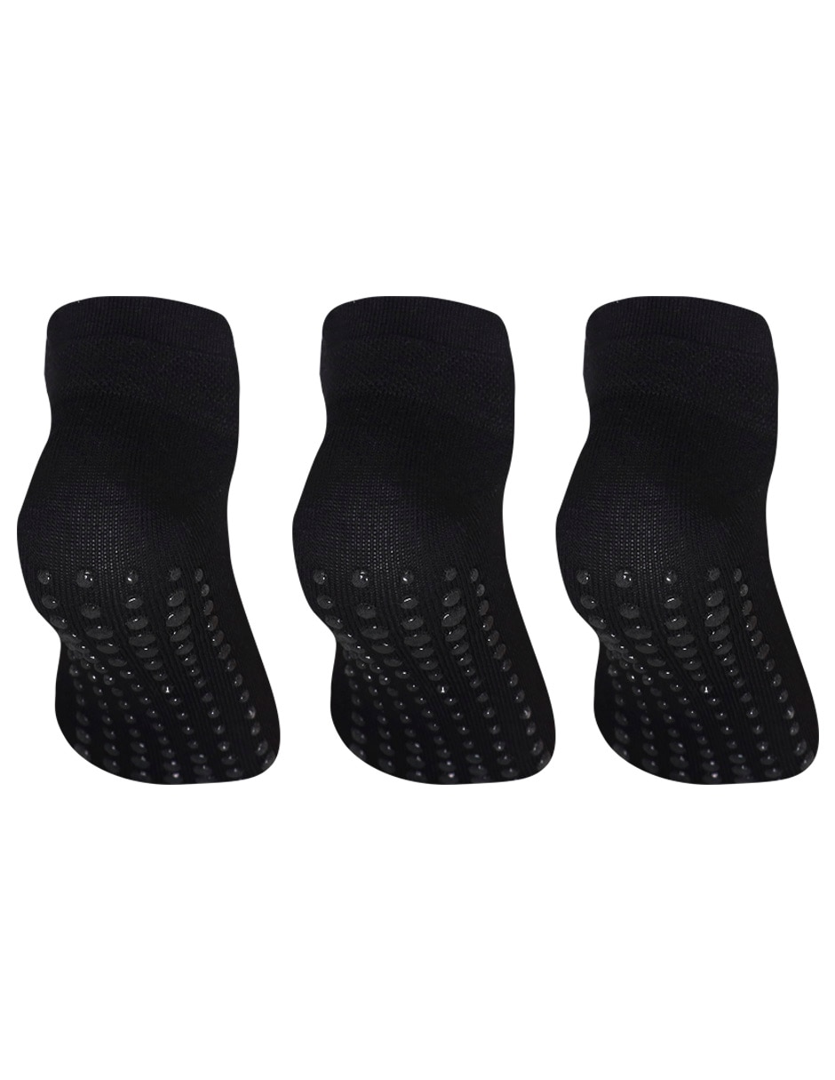 Tín antiderrapante para entrenamiento para hombre 3 pares 4