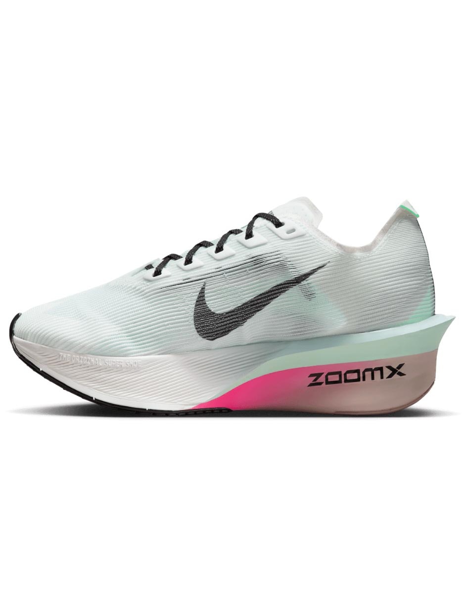 Tenis de piel Vaporfly 4 de mujer para correr
