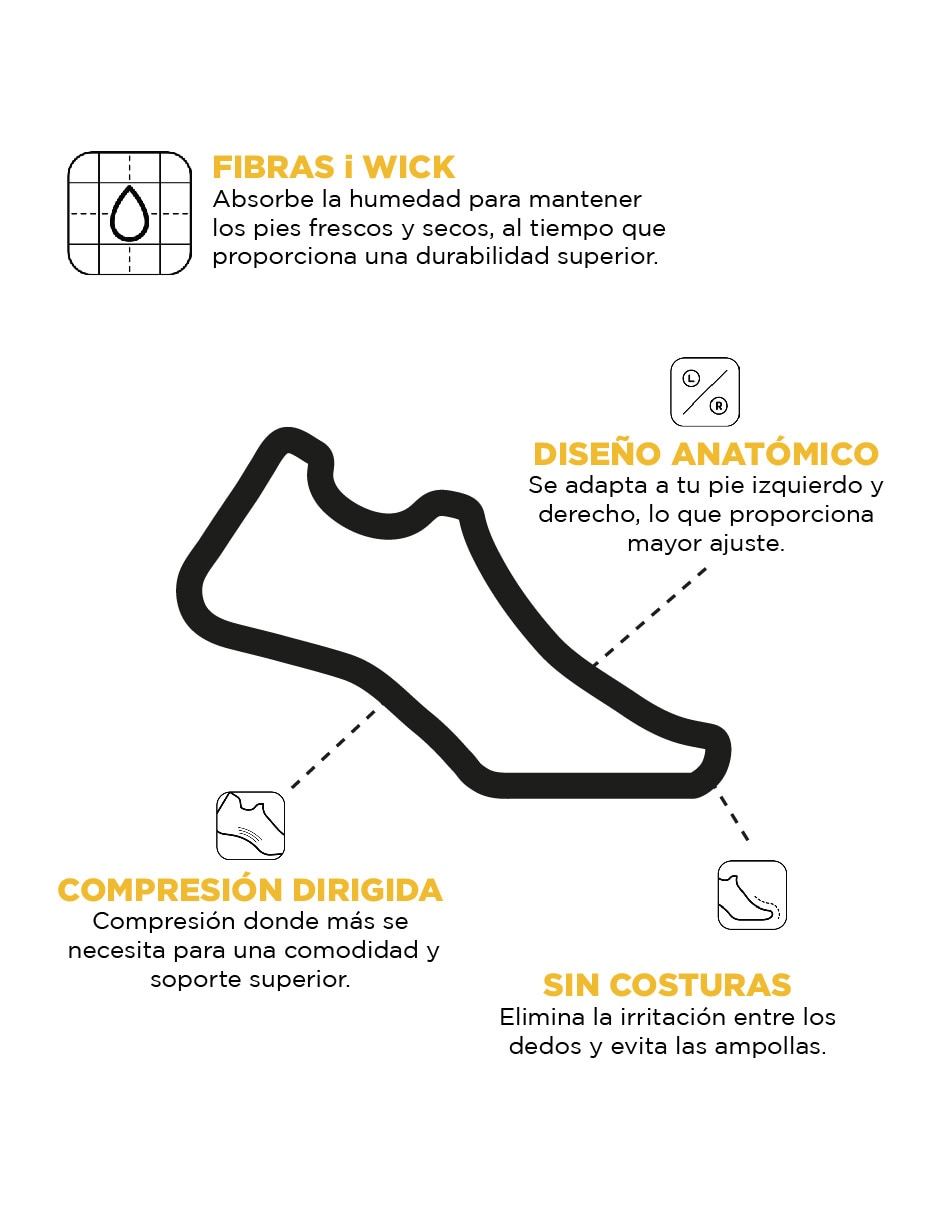 Tín antiderrapante para correr para mujer 6