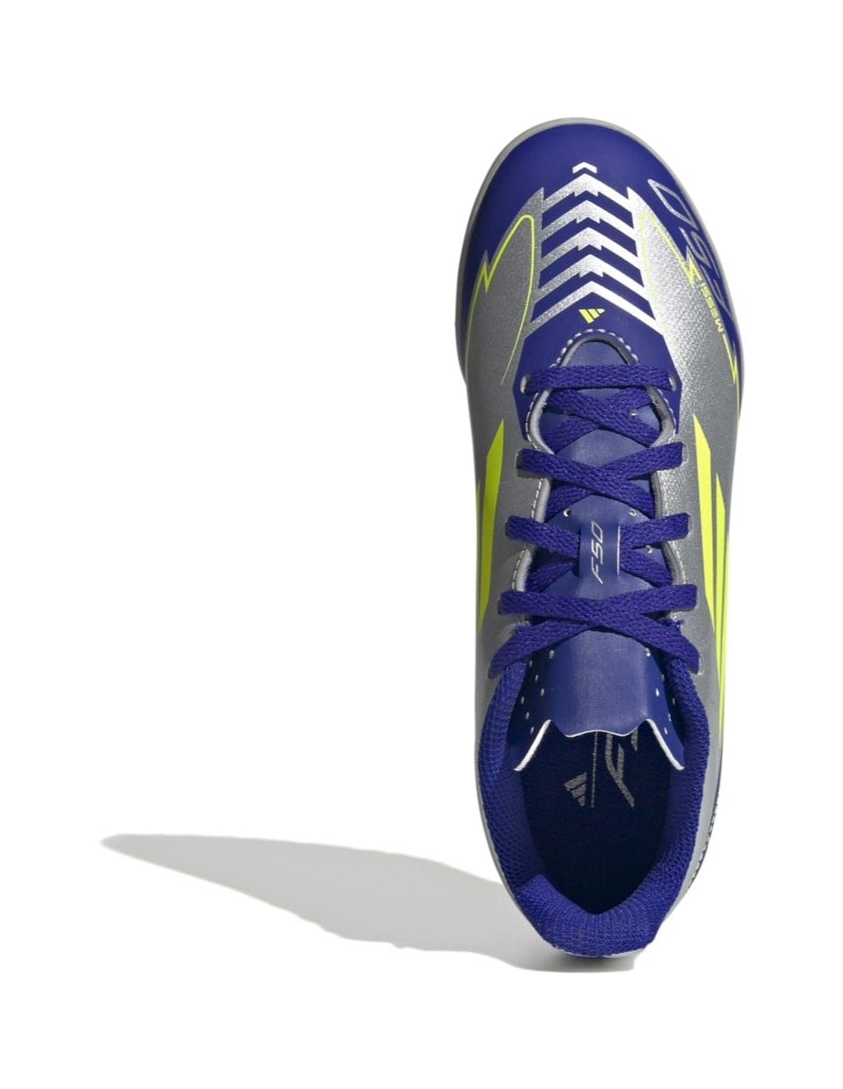Tenis Adidas F50 Club Tf J Messi infantil unisex para fútbol