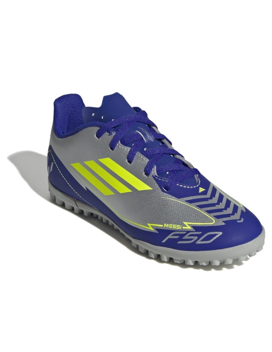 Tenis Adidas F50 Club Tf J Messi infantil unisex para fútbol