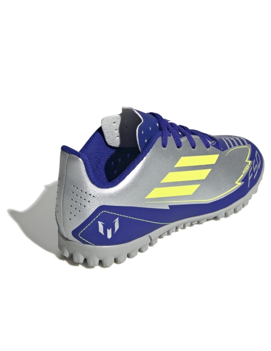 Tenis Adidas F50 Club Tf J Messi infantil unisex para fútbol