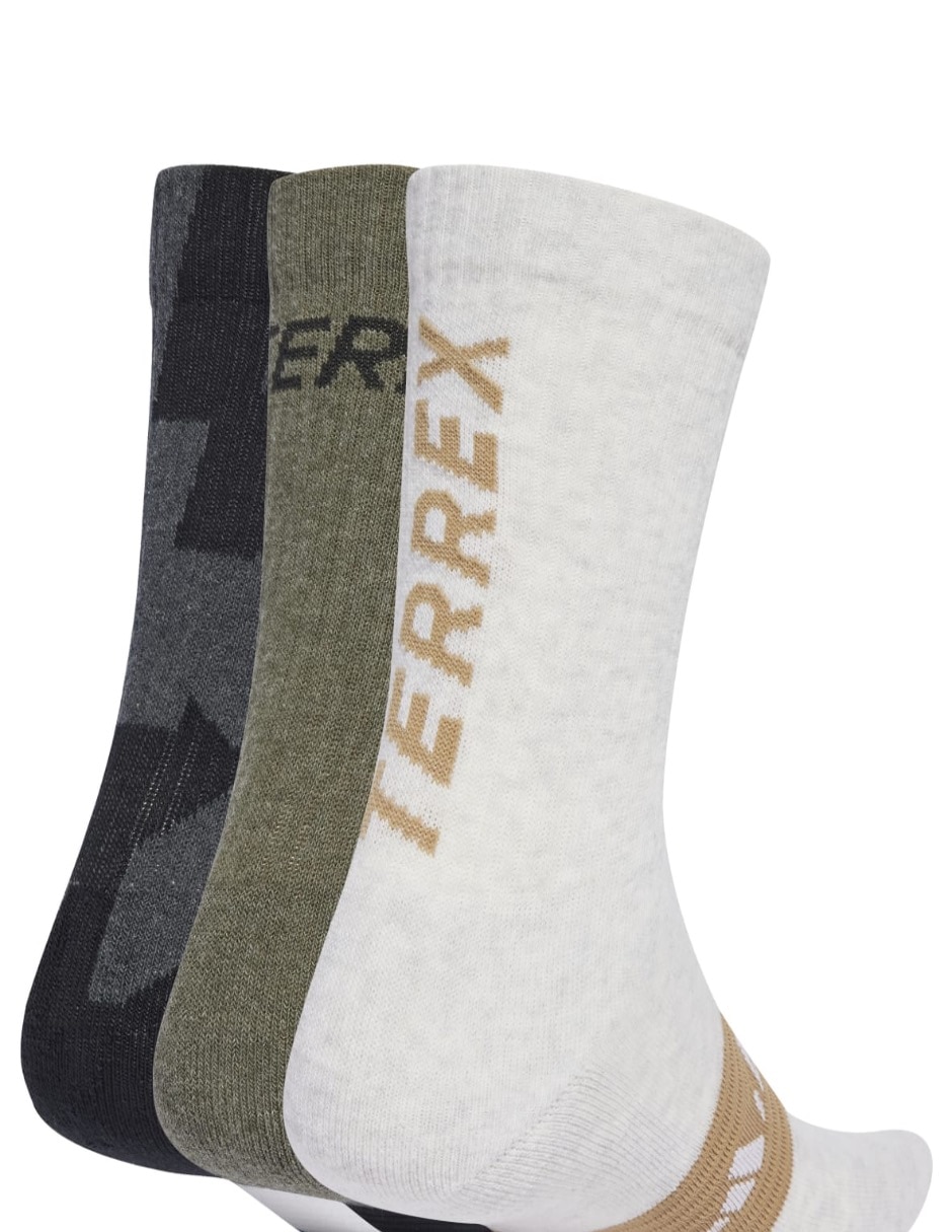 Calceta comfort para entrenamiento Adidas unisex unisex 3 pares