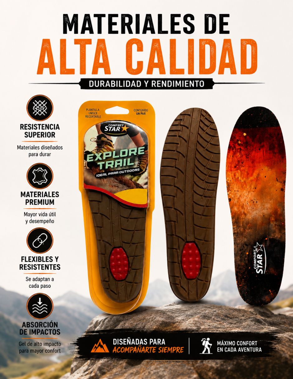 Plantilla deportiva Comfort Star