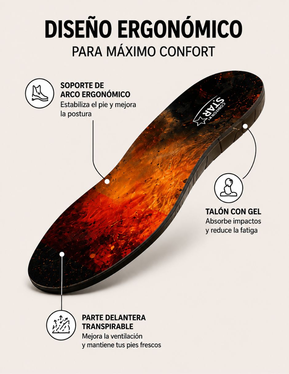 Plantilla deportiva Comfort Star