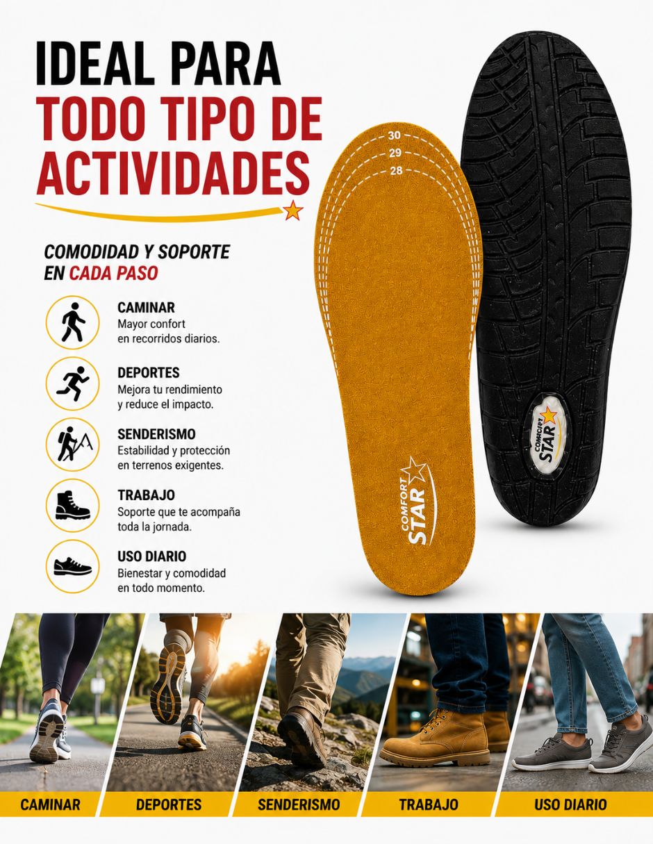 Plantilla confort de poliuretano 4