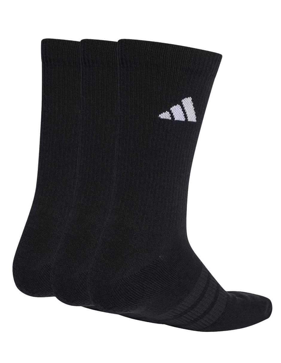 Set de calceta comfort para entrenamiento Adidas para hombre 3 pares