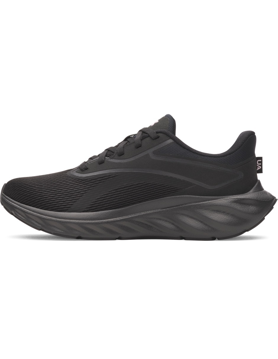 Tenis ua w ascendblk para correr under armour de mujer