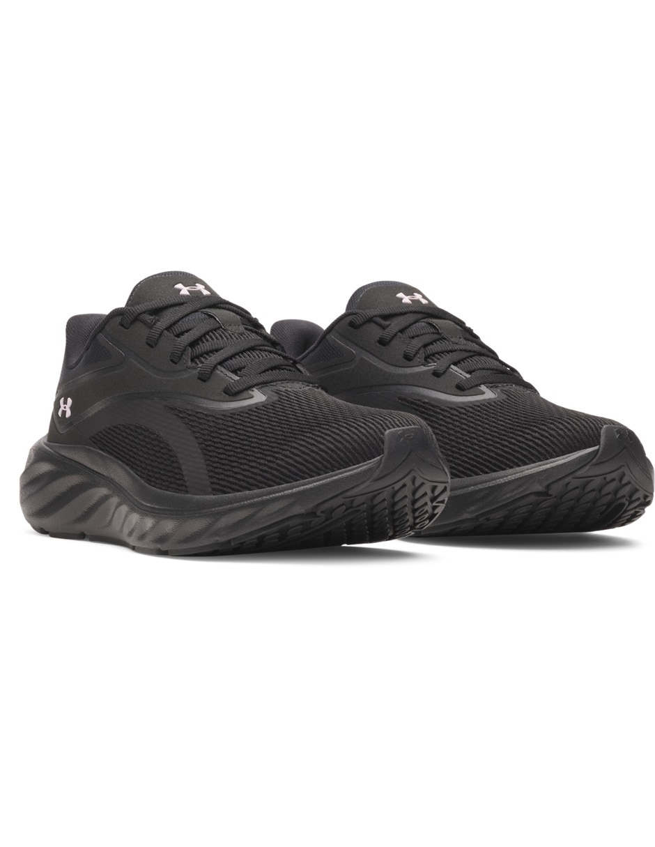 Tenis ua w ascendblk para correr under armour de mujer