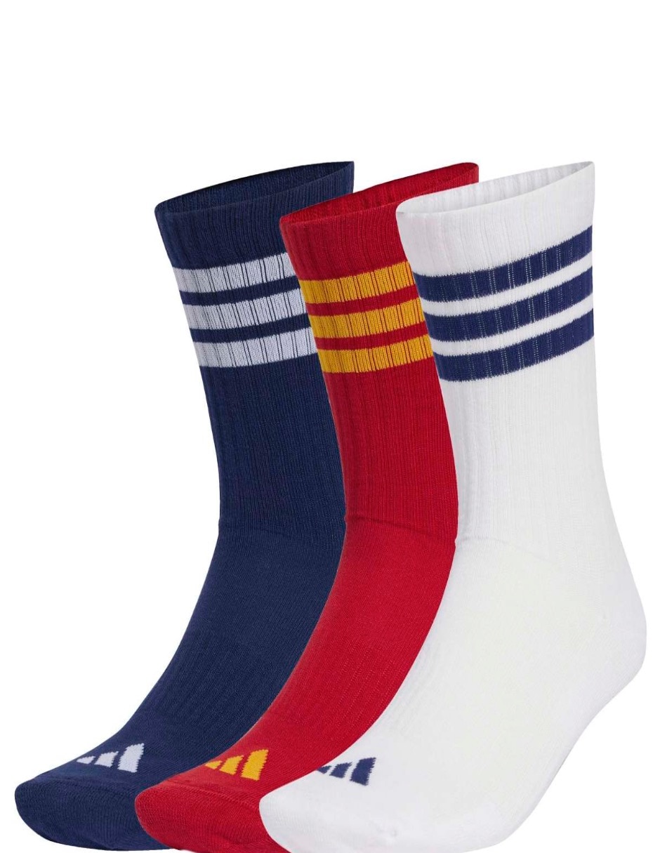Set de calcetín para entrenamiento Adidas unisex 3 pares