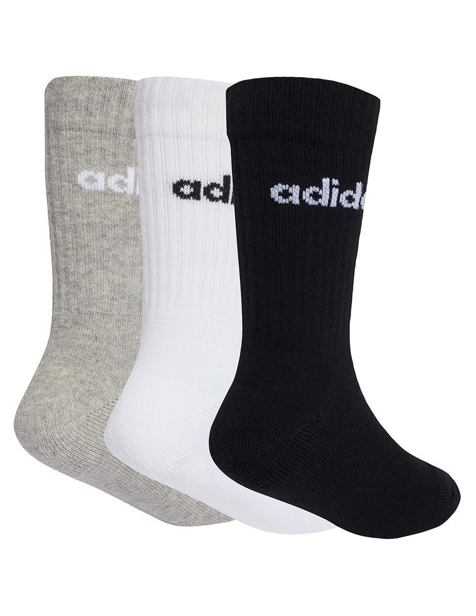 Set de calceta para entrenamiento Adidas unisex 3 pares