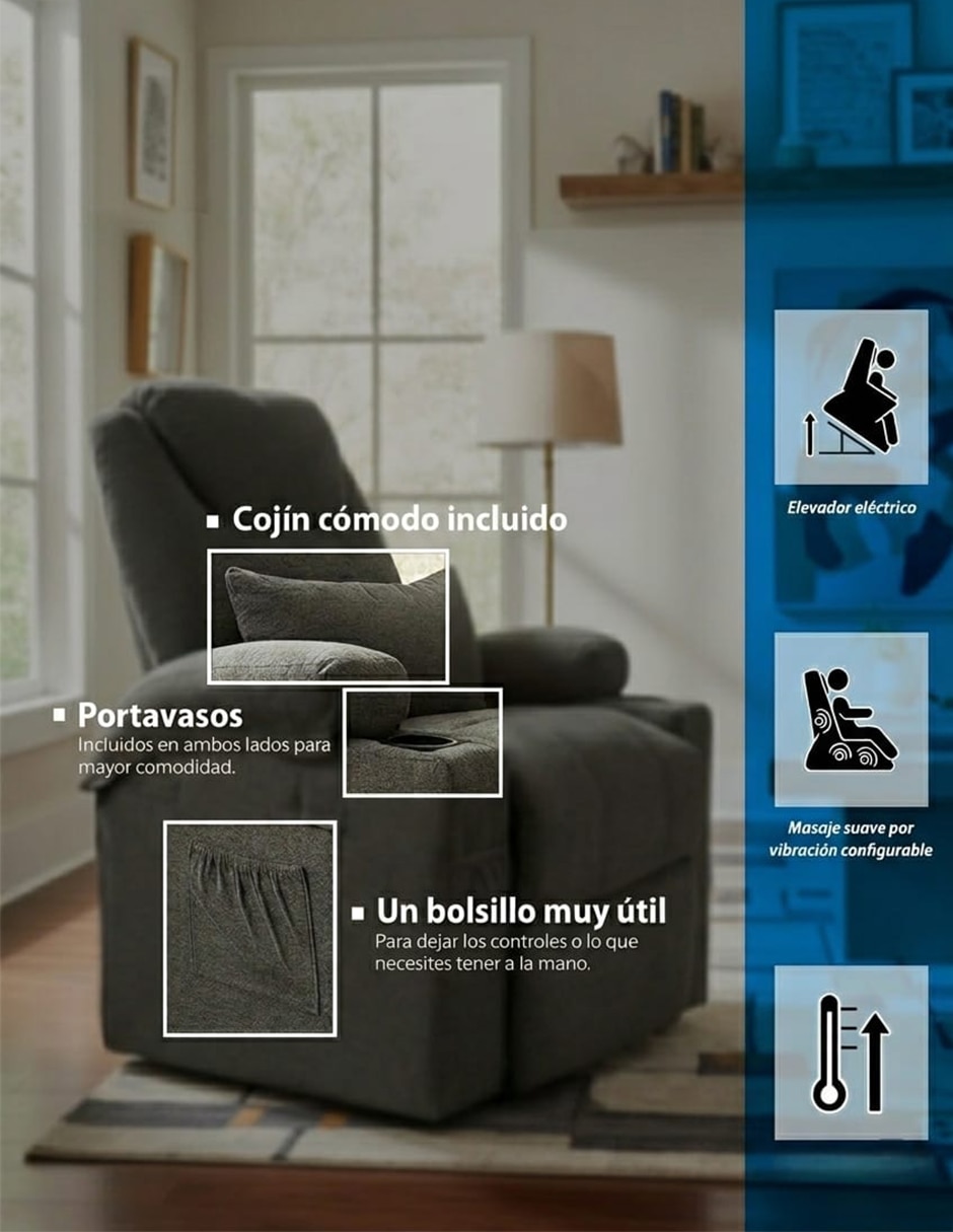 Sillón masaje Comfort Ortello Home