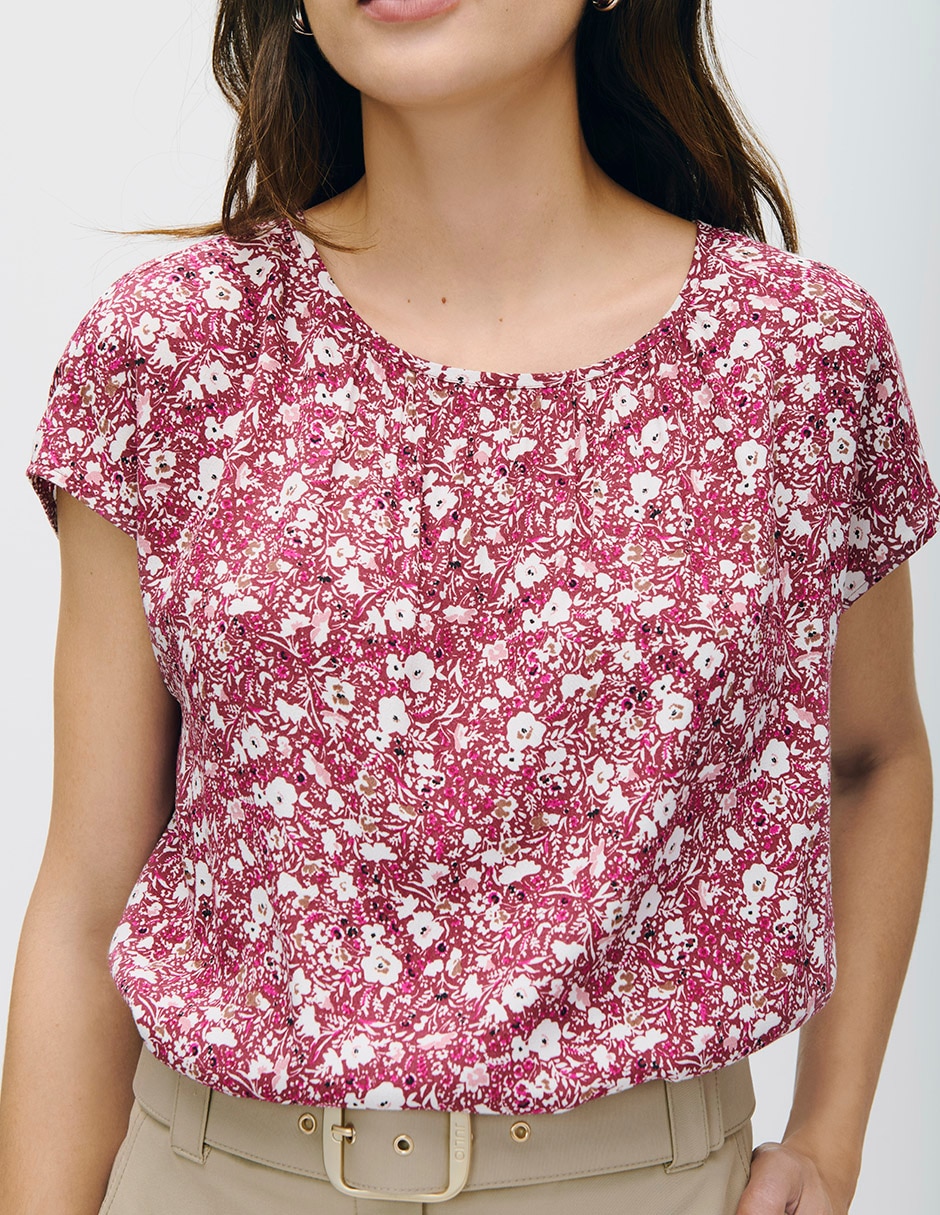 Blusa manga corta para mujer 3