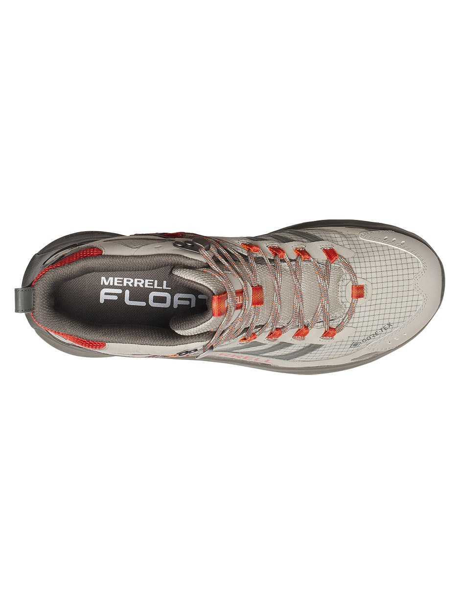Bota de montañismo y senderismo merrell moab speed 2 mid gtx para hombre