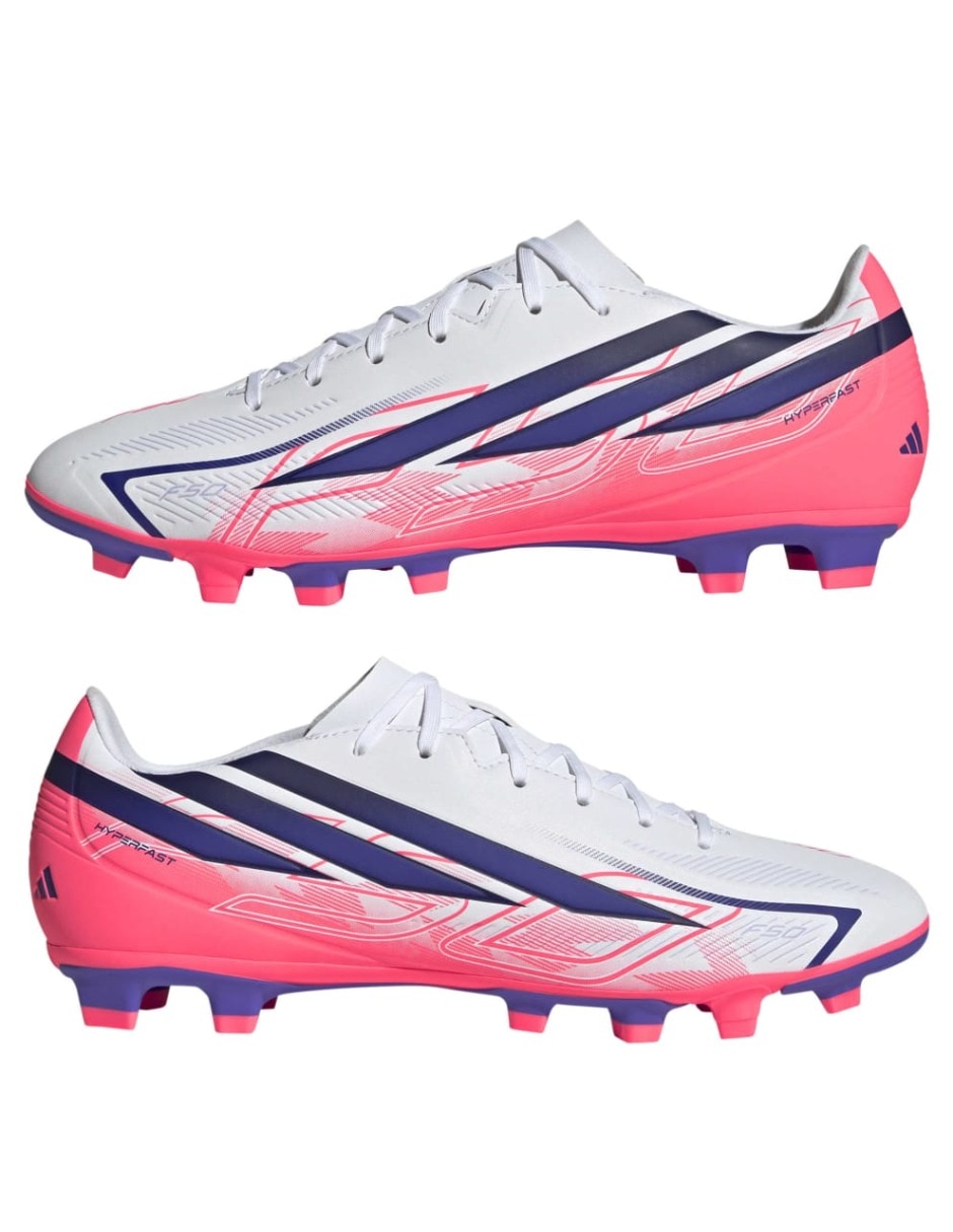 Tenis f50 hyperfast club fg/mg para fútbol adidas de hombre