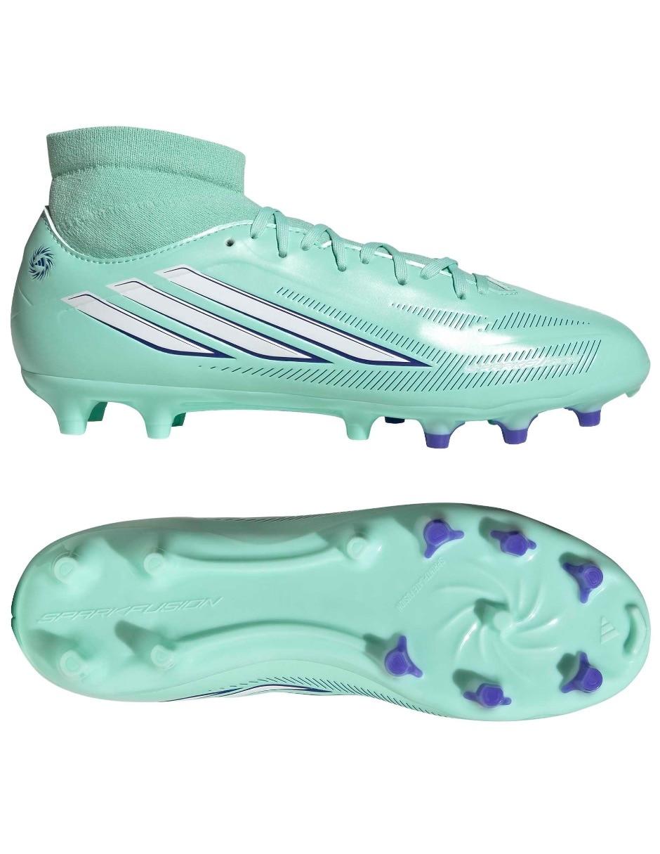 Tenis f50 sparkfusion club fg/ag para fútbol de mujer 7