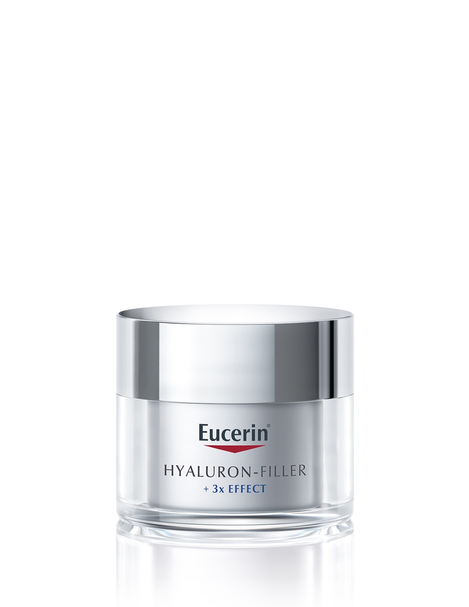 Crema facial recomendada para reafirmar día y noche Hyaluron-Filler Fps 15 Eucerin todo tipo piel