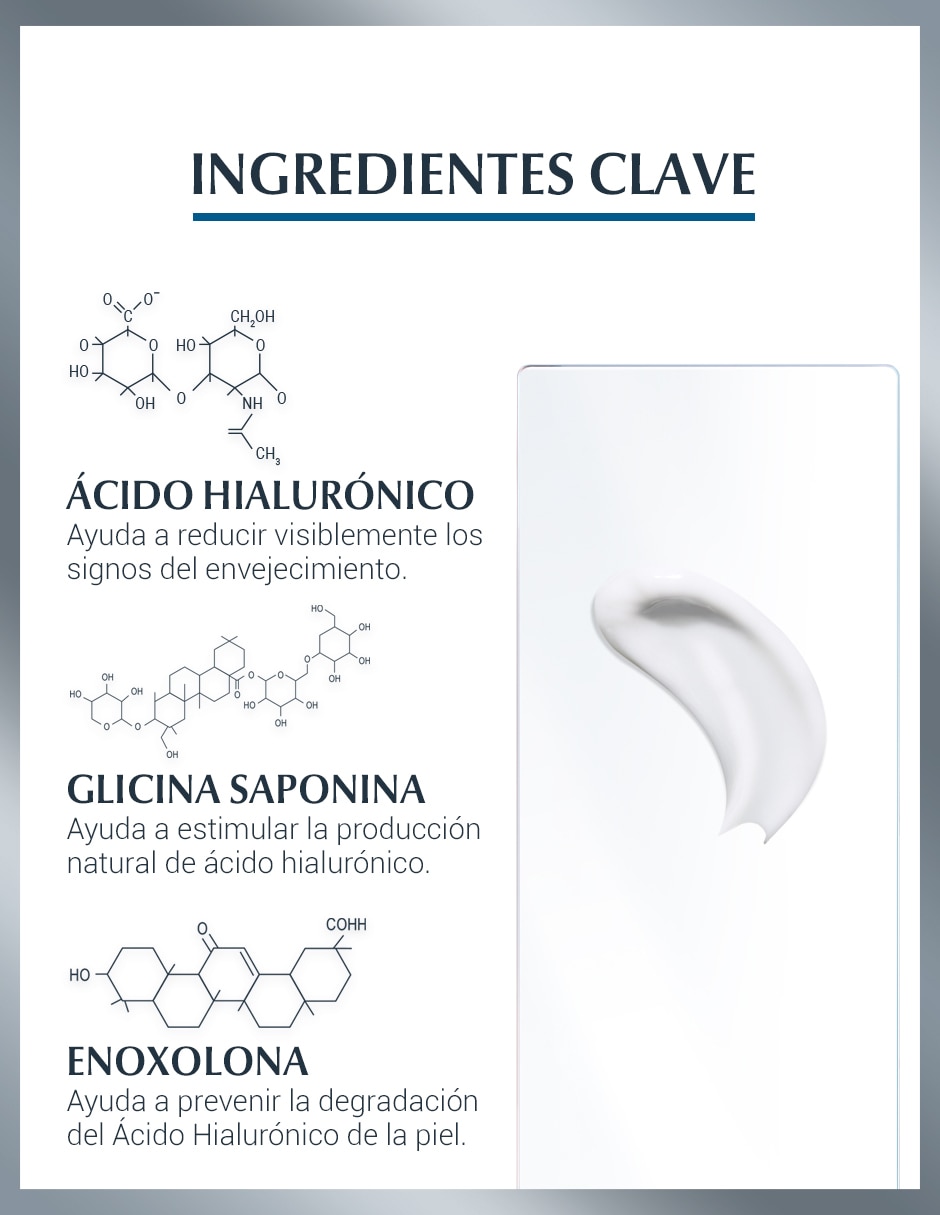 Crema facial recomendada para reafirmar día y noche Hyaluron-Filler Fps 15 Eucerin todo tipo piel