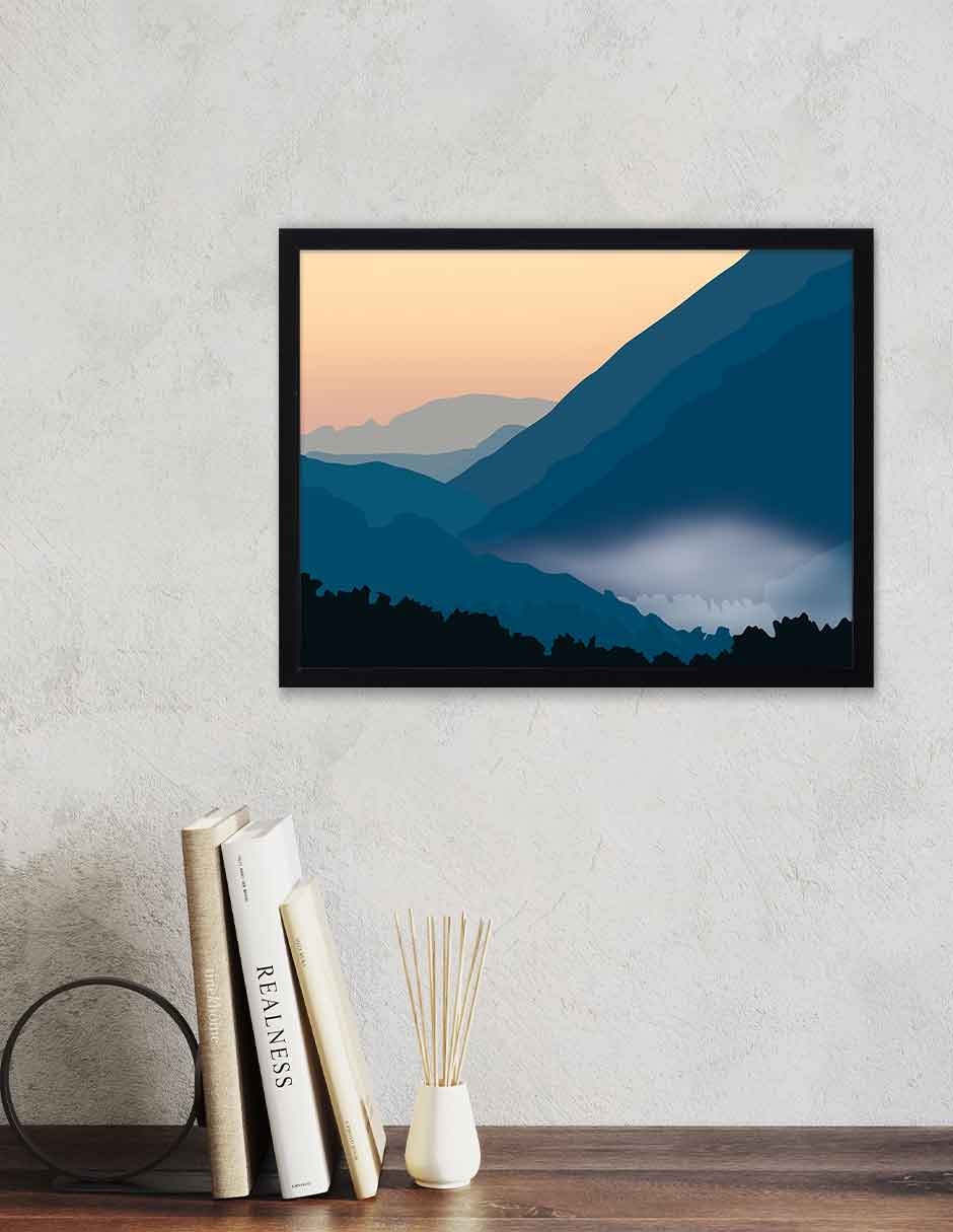 Cuadro decorativo Fábrica Galería paisajes ilustrados